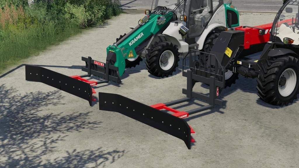 FS19 - Fork Mount Rubber Scraper Pack v1