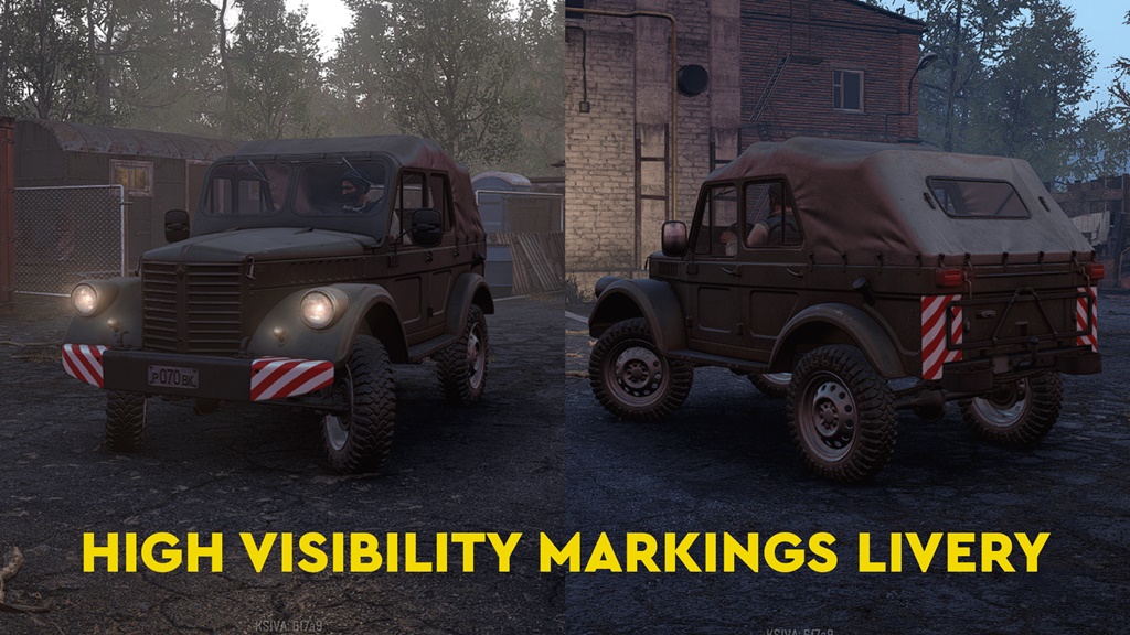 SnowRunner - Tuz 166 Skin – High Visibility Markings Mod