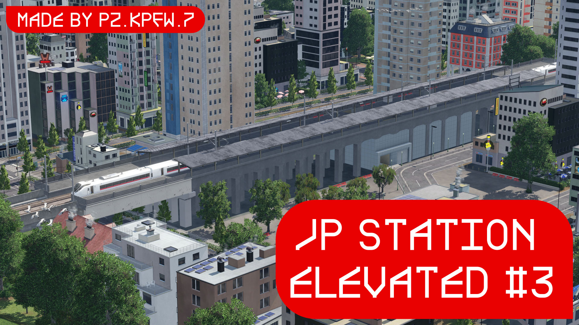 Transport Fever 2 - Japan-Style Elevated Station