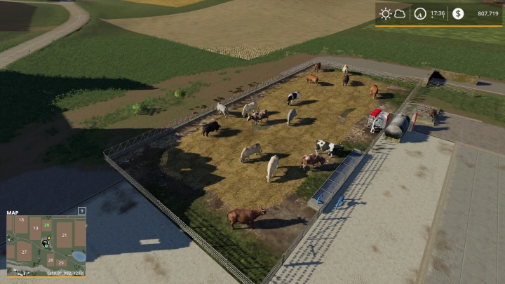 FS19 - Feedlot for Cows V1.0