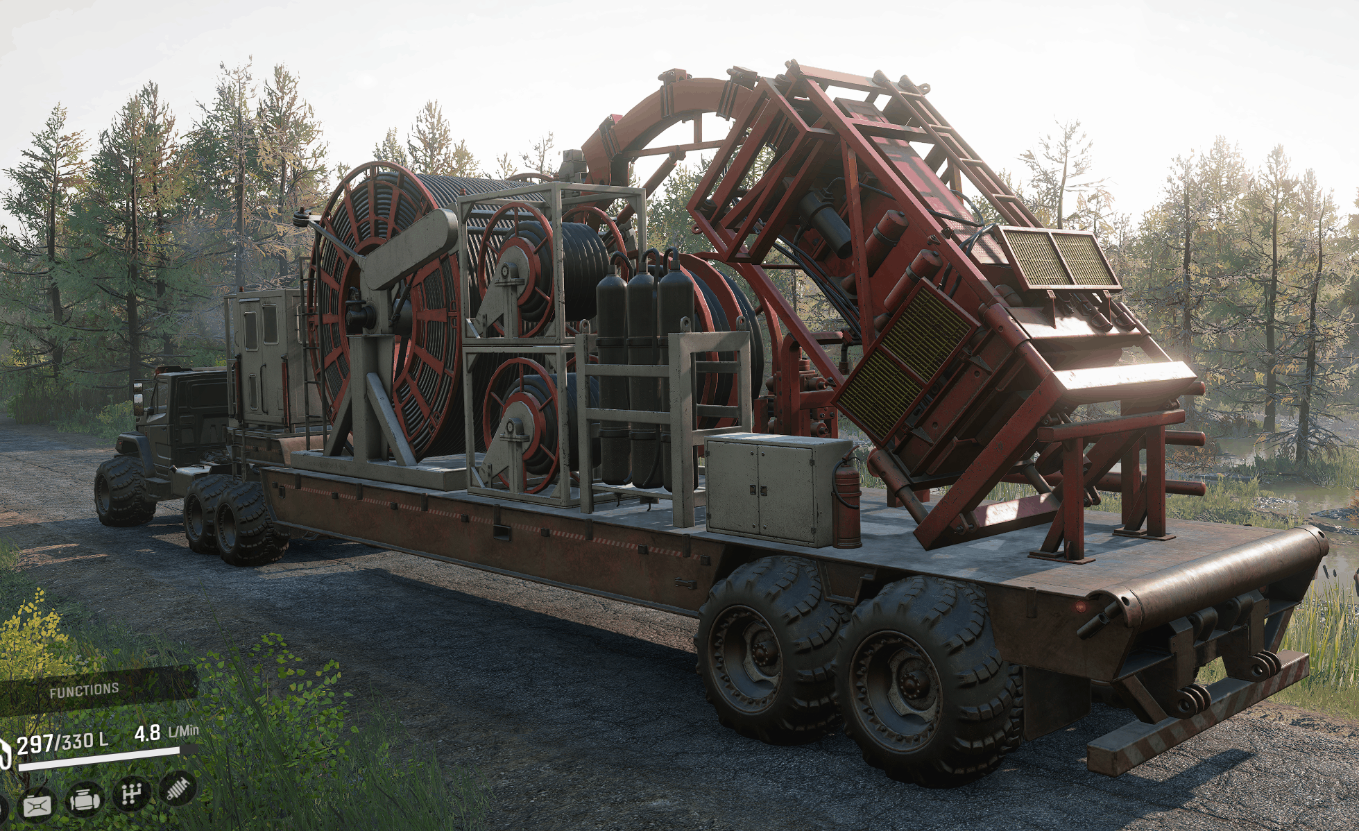 SnowRunner - Offroad Coiled Tubing Semitrailer V1