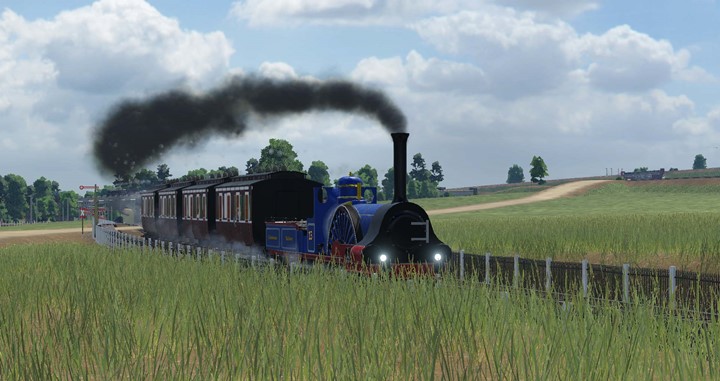 Transport Fever 2 - Caledonian Railway Class 76 2-2-2