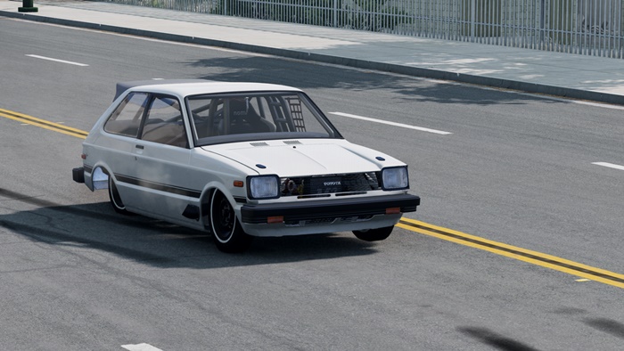 BeamNG – Toyota Starlet Drag Car Mod