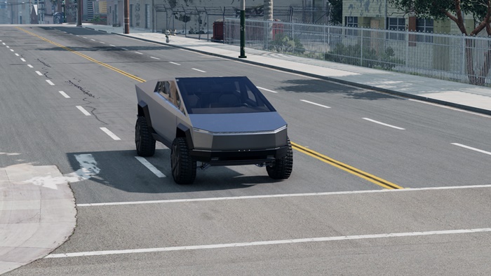BeamNG – Tesla Cybertruck Mod
