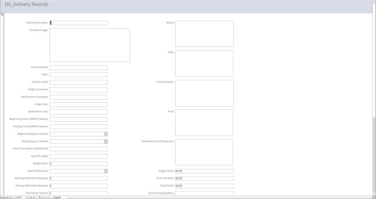 ETS2 - Delivery Database Logger V1.0 (1.35.X)