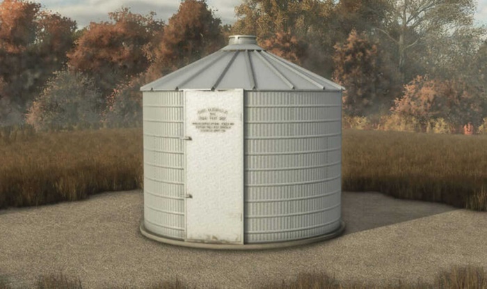 FS25 - Columbian 541 Redtop Grain Bin V1.0