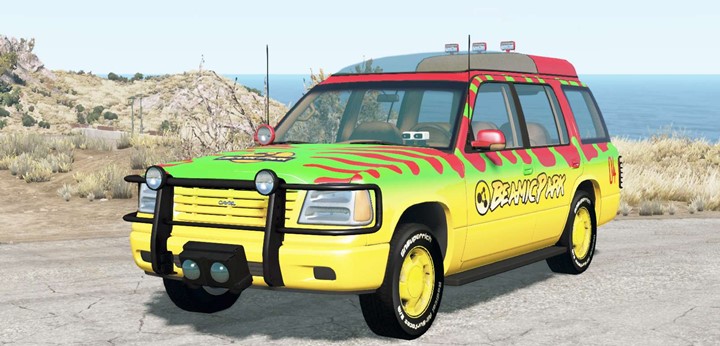 BeamNG - Gavril Roamer Tour Car Jurassic Park V5.0