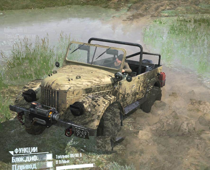 Spintires:Mudrunner - GAZ-69a and GAZ-69b Mod V10.06.19