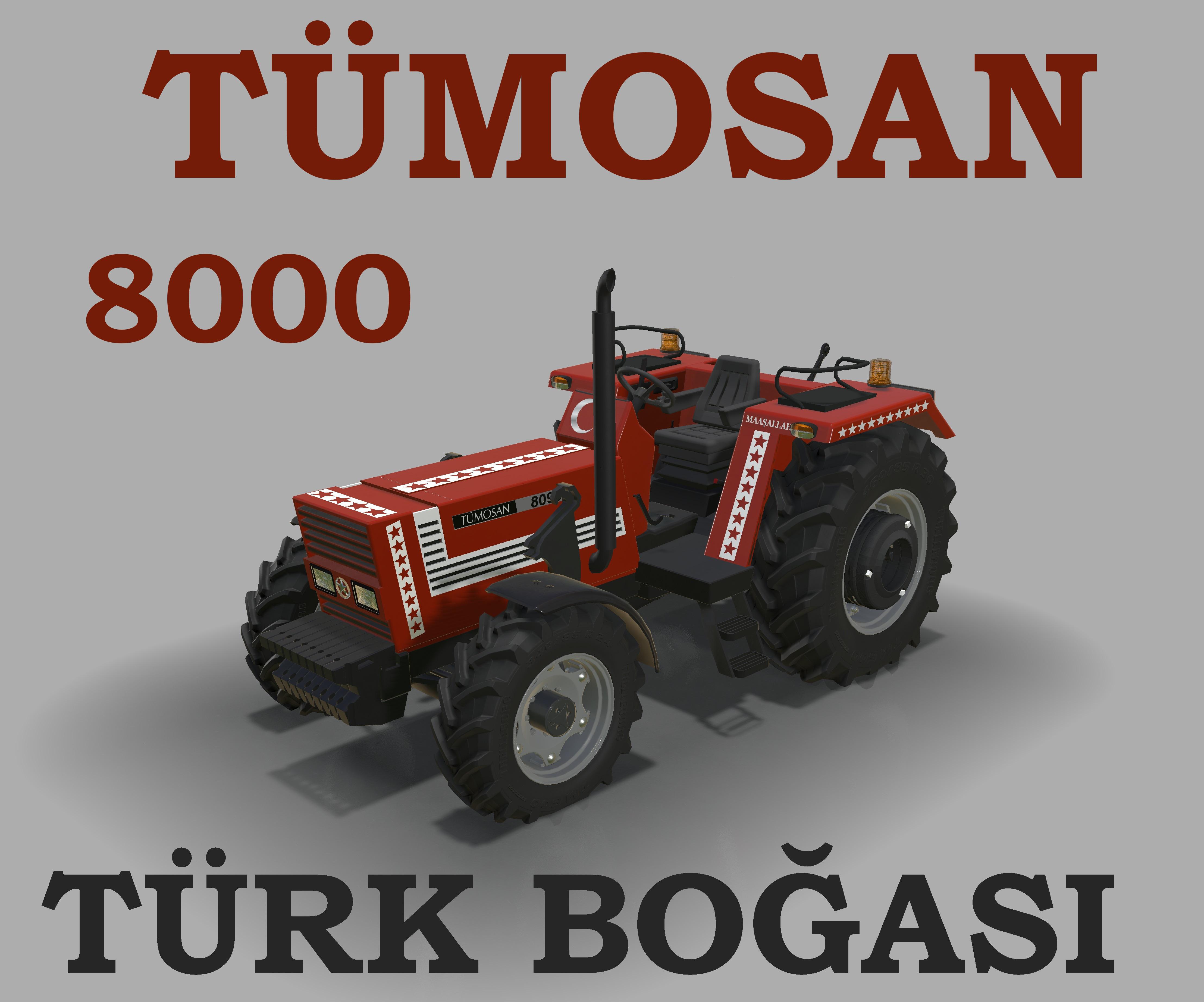 FS19 - Tumosan 8000 Series Cabless V1.0