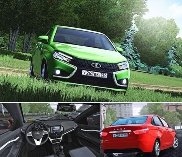 City Car Driving 1.5.9 - Lada Vesta 1.6 MT + Chip