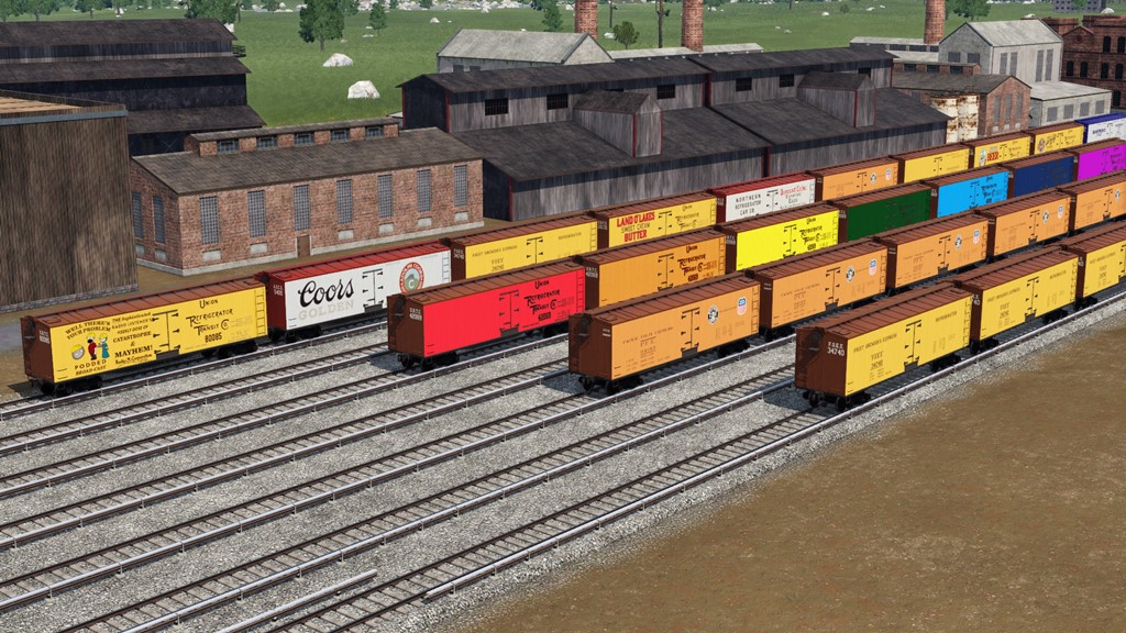 Transport Fever 2 - 40 Foot Wooden Refrigerator Cars
