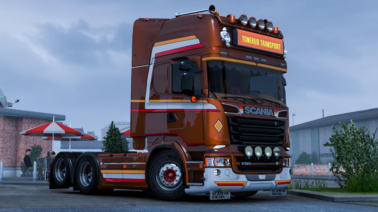 ETS2 Scania R Tonerud Skin (1.38.x) Euro Truck Simulator 2