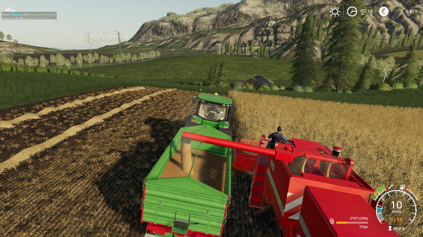 FS19 - Massey Ferguson 620 Harvester Mod V1.0