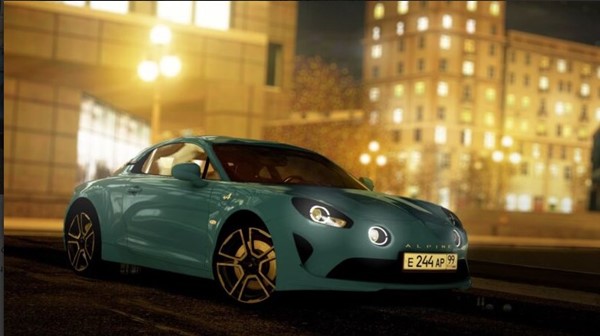City Car Driving 1.5.9 - 2017 Alpine A110