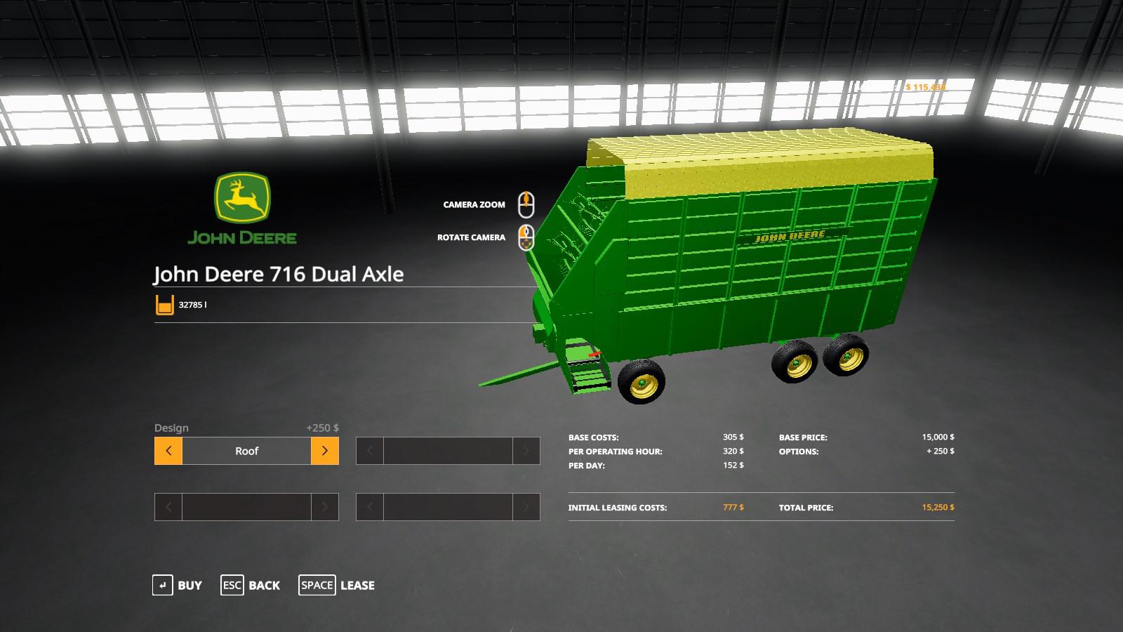 FS19 - John Deere 716 Dual Axle Forage Box V1.0