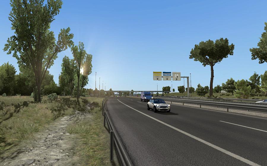ETS2 - Clear Sky Nohdr Weather Mod (1.35.X)