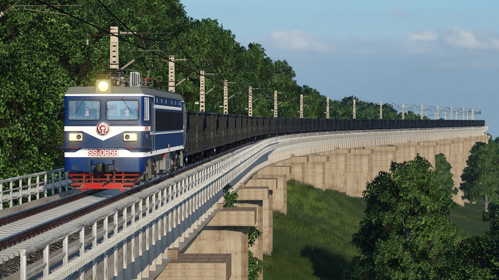 Transport Fever 2 - China Railway SS3 Electric Locomotive (4000 Series included)