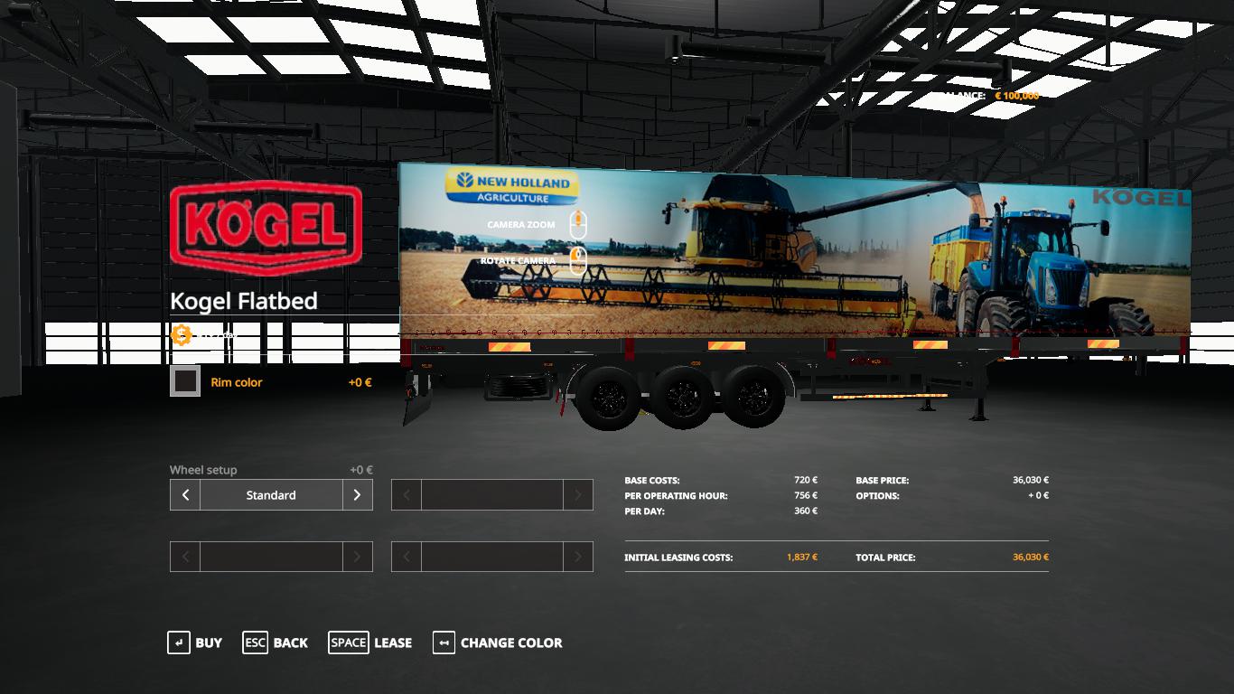 FS19 - New Holland Kogel Autoloader Trailer v1.0