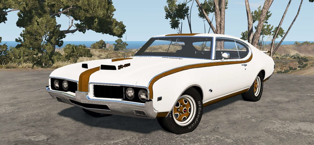 BeamNG - Oldsmobile 442 Hurst Holiday Coupe (4487) 1969 Car Mod