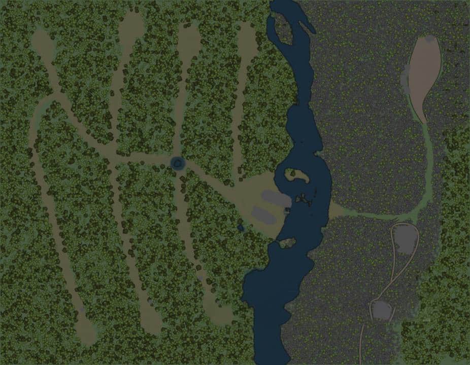 Spintires:Mudrunner - Dorezka Map V1.9