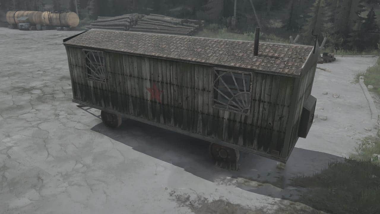 Spintires:Mudrunner - Texture of The Garage Truck "Khaki" V1.0