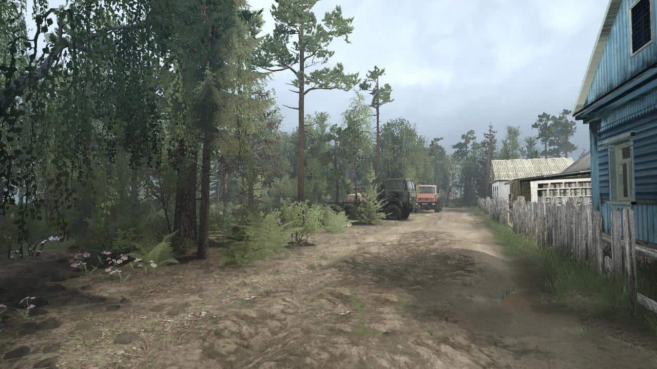 Spintires:Mudrunner - Forest Trail Map V1
