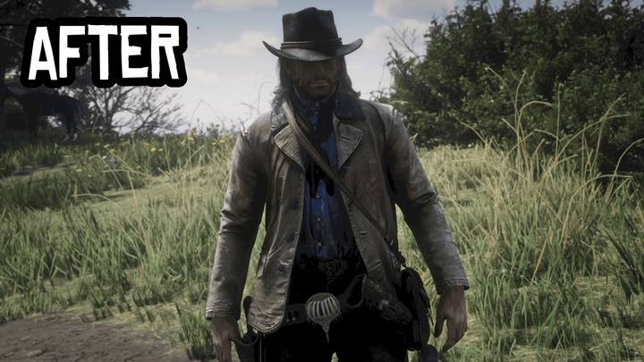 RDR2 - Worn Arthur Clothes