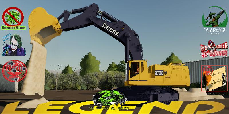 FS19 - Deere Big Excavator 870G V1.5