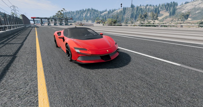 BeamNG – Ferrari SF90 Stradale Car Mod