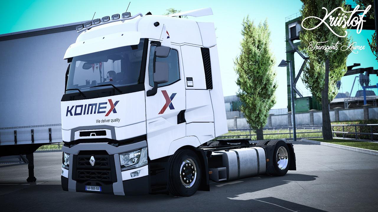 ETS2 - Renault T Koimex Skin (1.36.x)