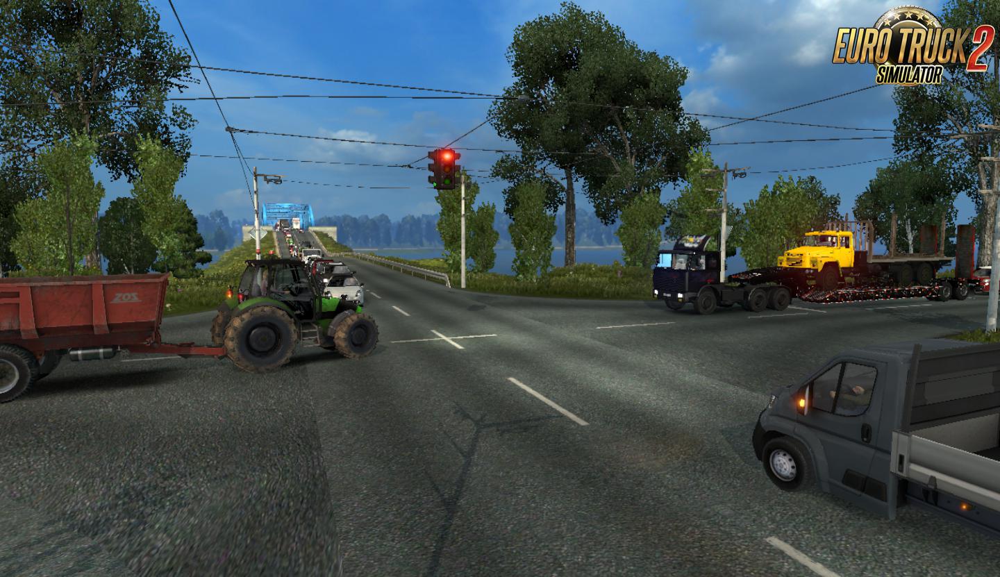 ETS2 - Russian Open Spaces Map V7.5 (1.35.X)