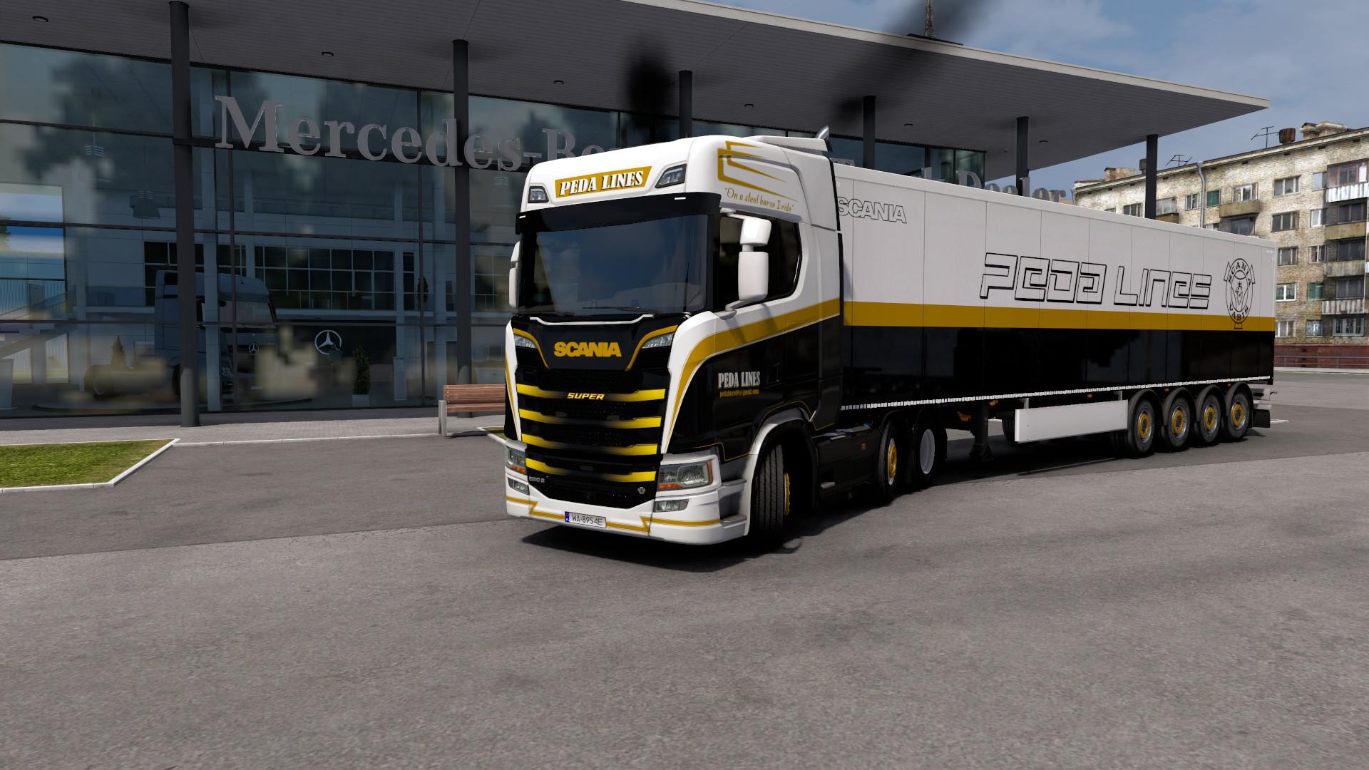 ETS2 - Peda Lines Combo Skin V1.0 (1.39.x)