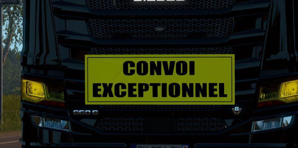ETS2 - Convoi Exceptionnel Panel (1.38.x)