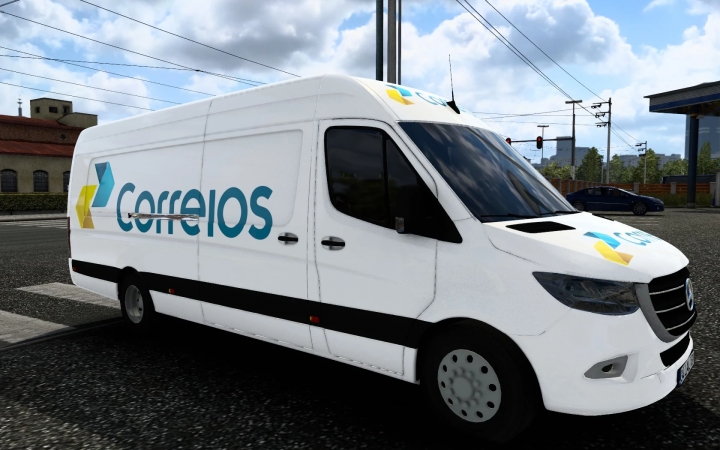 ETS2 - Mercedes-Benz Sprinter 2021 Correios Skin (1.40.x)