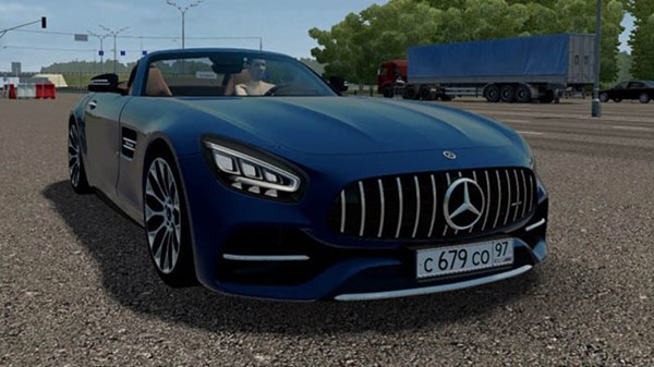 City Car Driving 1.5.9 - Mercedes-AMG GT C Roadster