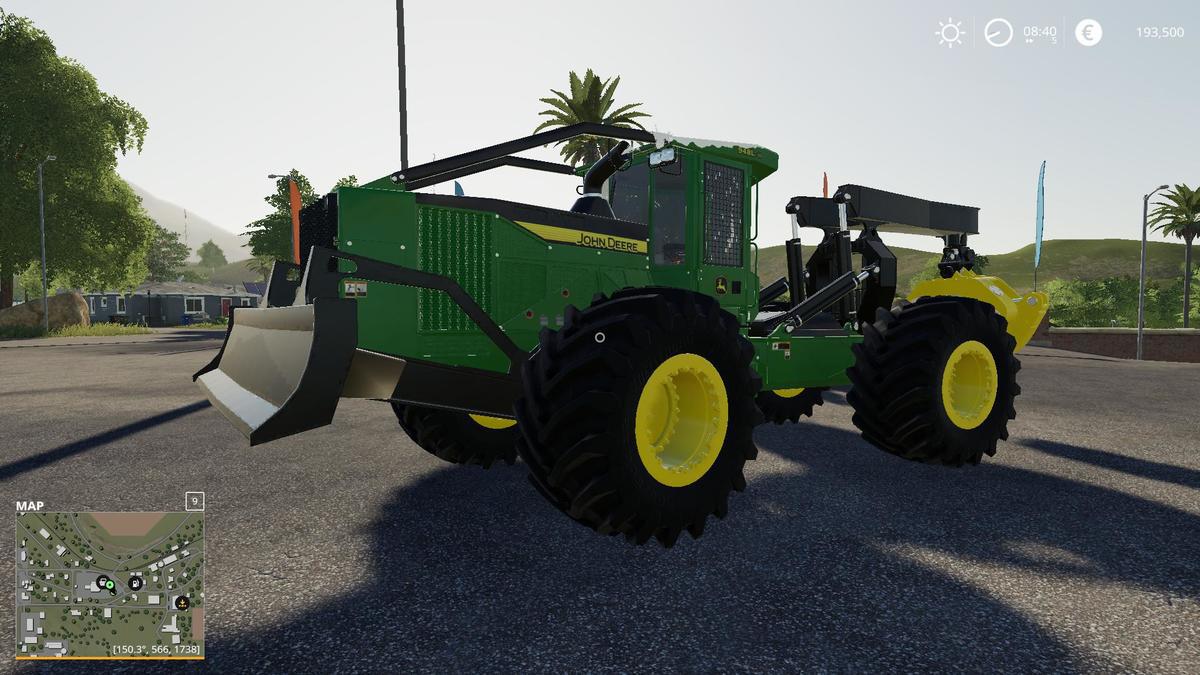 FS19 - John Deere 948LII Winch V1.0.0.1
