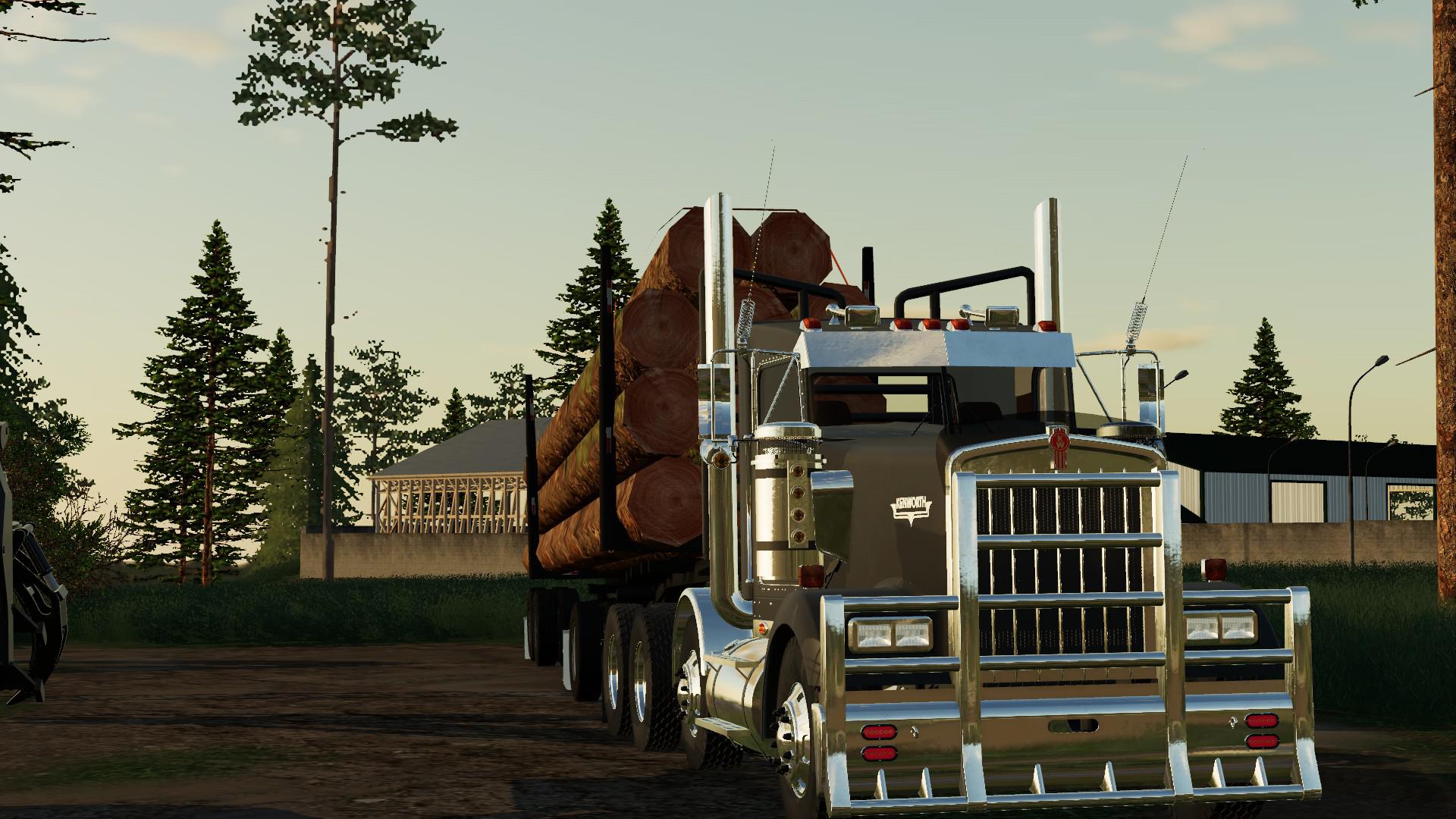 FS19 - Pole Trailer And Jeep V2.0
