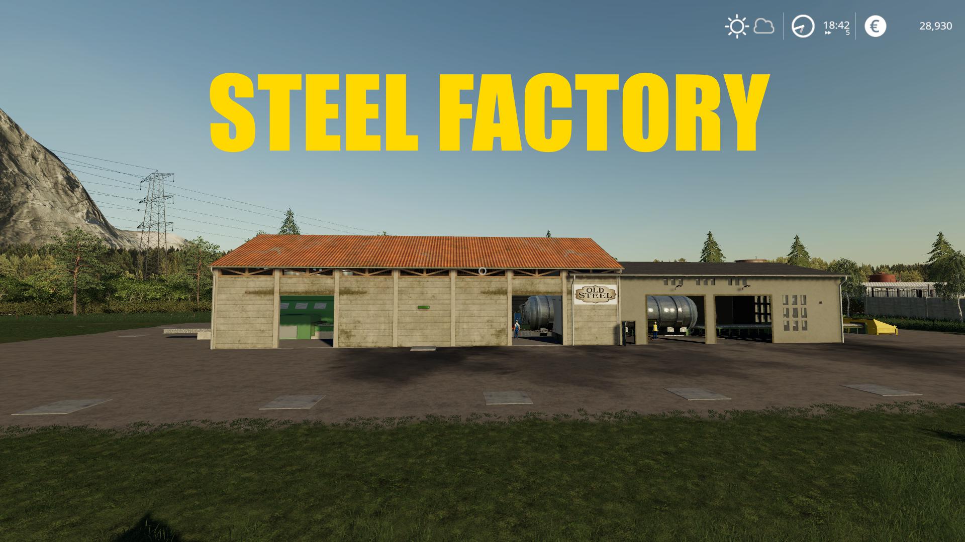 Fs19 - Steel Factory V1.0 