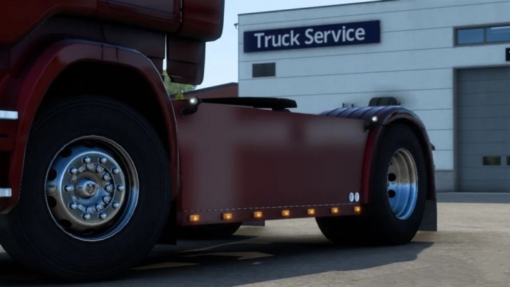 ETS2 - SCS Scania RJL + R&S 2009 Sideskirts Plate V2.3 (1.41.x)