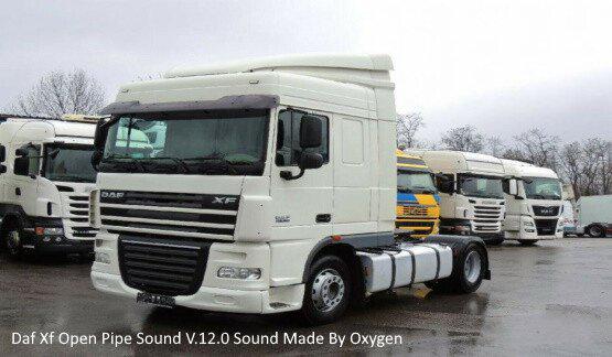 ETS2 - Daf Xf 105 Open Pipe Sound Mod V12.0 (1.39.x)