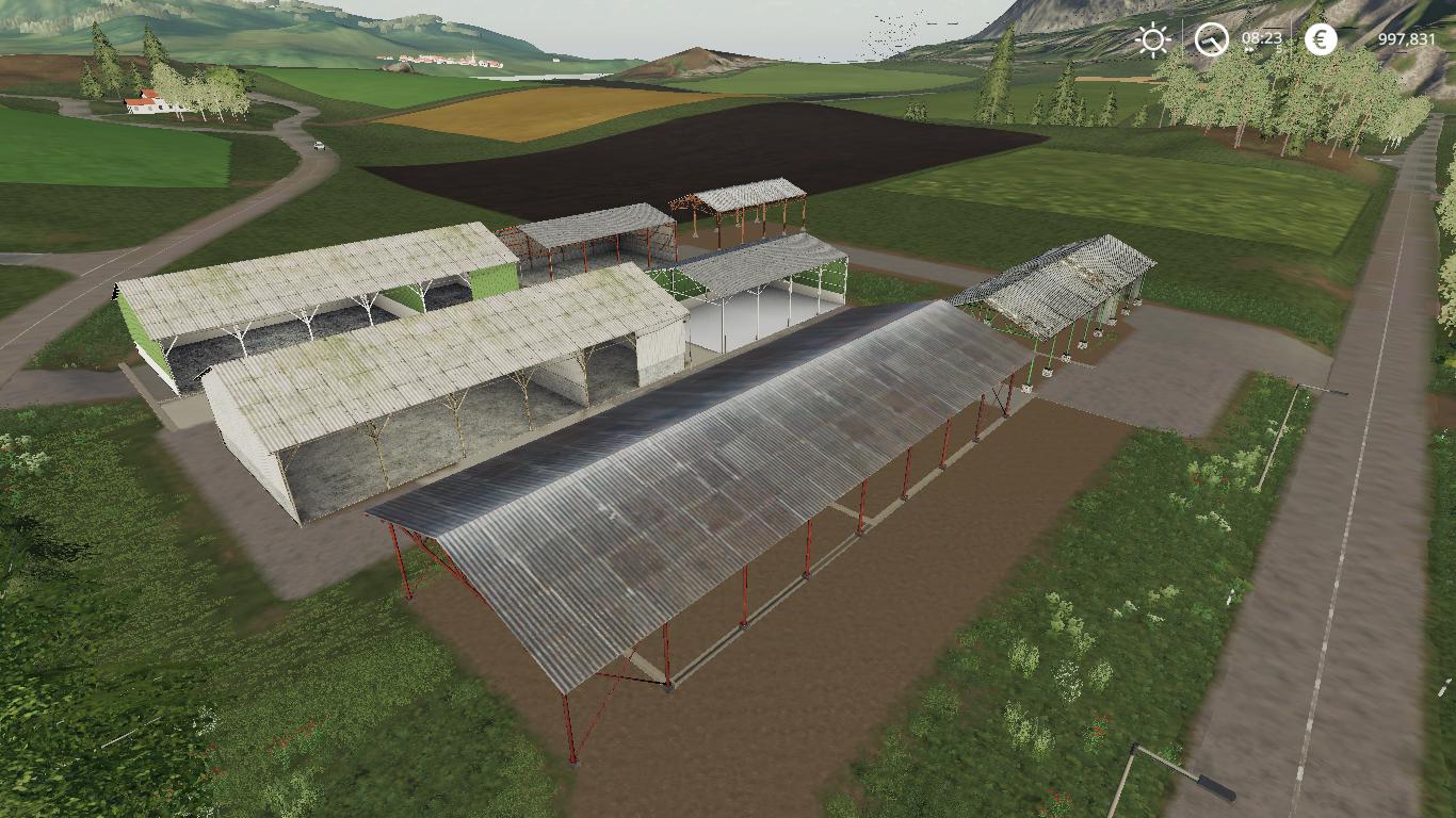 FS19 - Homemade Vehicle Shelter Pack V1.0