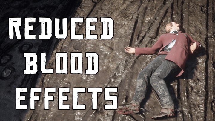 RDR2 - Reduced Blood Effects