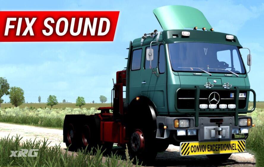 ETS2 Mercedes 1632 NG Sound Fix (1.39.x) Euro Truck Simulator 2