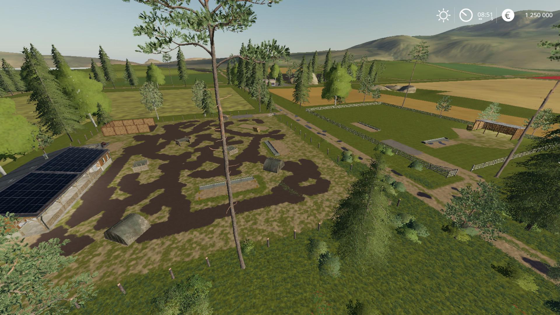 Pp farm maps. Фермерский дом FS 19. Ферма 19 газон. Waterfall ферма.