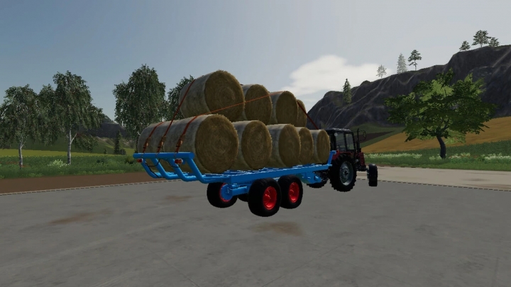 FS19 - T088 Bale Trailer V1.1