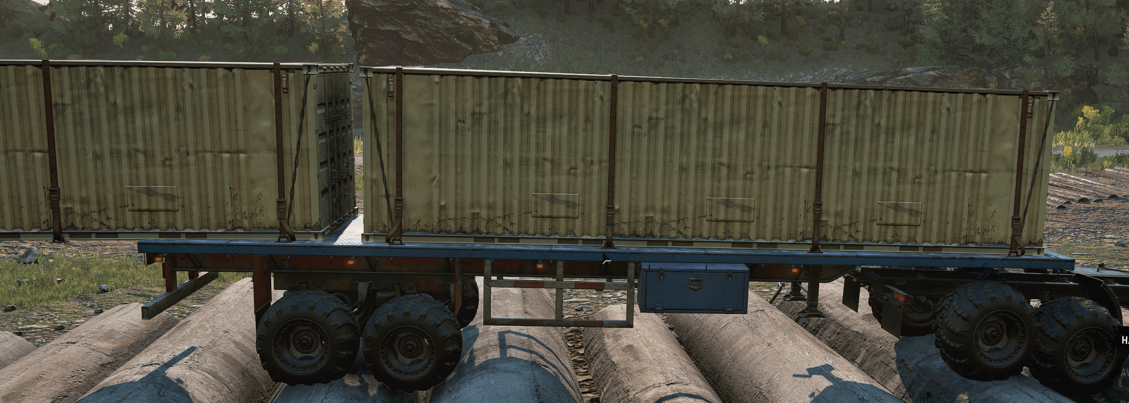 SnowRunner - Emils Offroad Flatbed Semitrailer V1