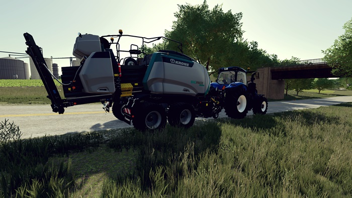 FS22 - Krone BigPack 1290 HDP VC StrawHarvest Addon V1.0