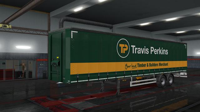 ETS2 - Travis Perkins Ownable Trailer Skins V1.0 (1.36.x)