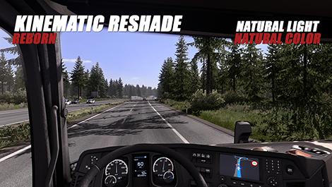 ETS2 - Kinematic Reshade Reborn (1.36.x)