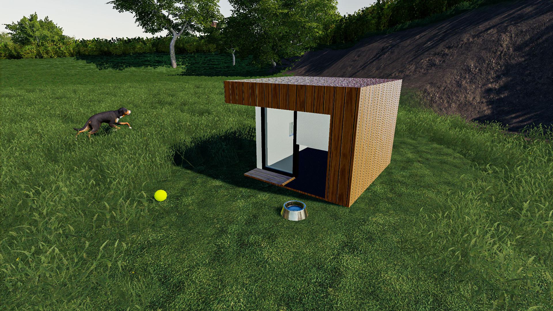 FS19 - Deluxe Dog House V1.0